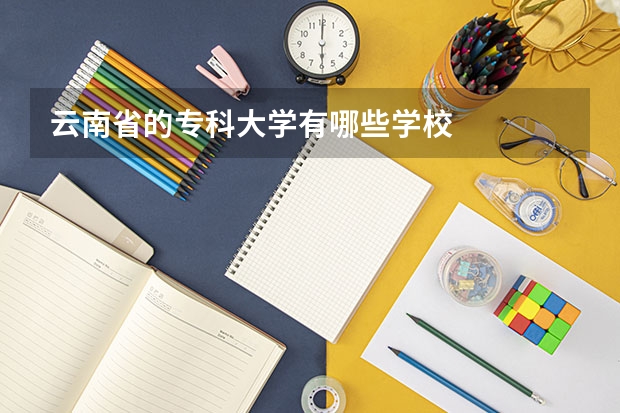 云南省的专科大学有哪些学校