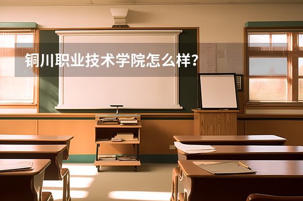 铜川职业技术学院怎么样？