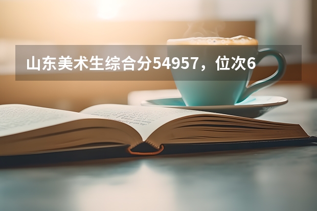 山东美术生综合分549.57，位次6696能报哪些好一点的学校？