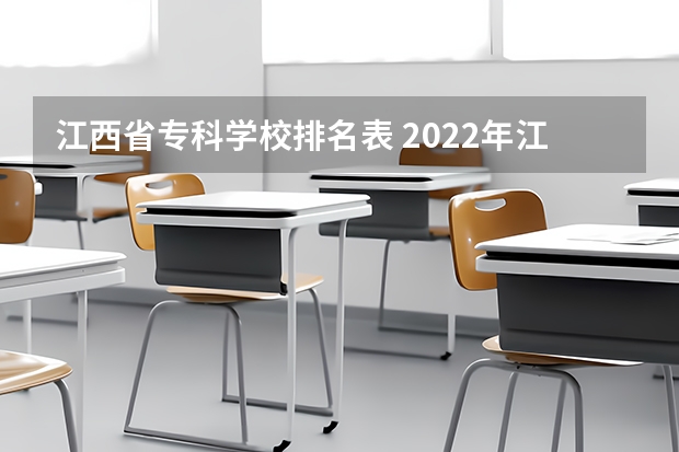 江西省专科学校排名表 2022年江西大专排名及分数线 江西最好的十大专科学校排名