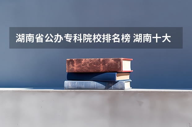 湖南省公办专科院校排名榜 湖南十大专科学校 湖南大专职业技术学院的排名