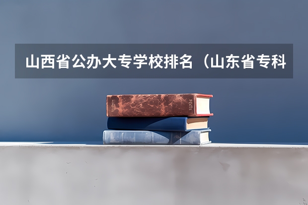 山西省公办大专学校排名（山东省专科学校排名公办）