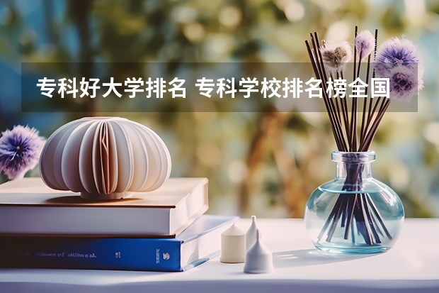 专科好大学排名 专科学校排名榜全国