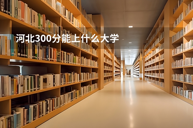 河北300分能上什么大学