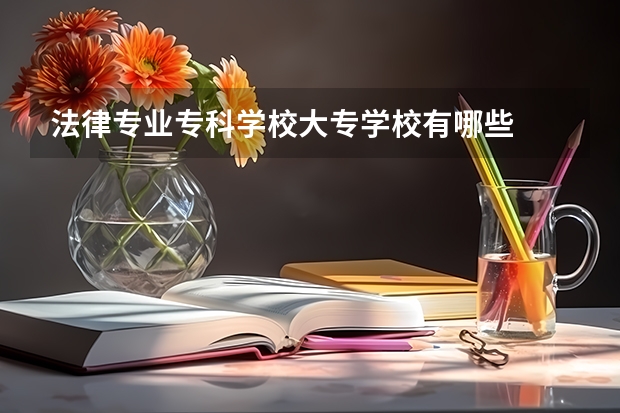 法律专业专科学校大专学校有哪些