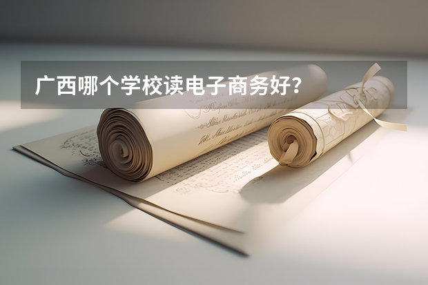 广西哪个学校读电子商务好？