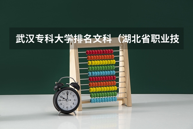 武汉专科大学排名文科（湖北省职业技术学院排名）