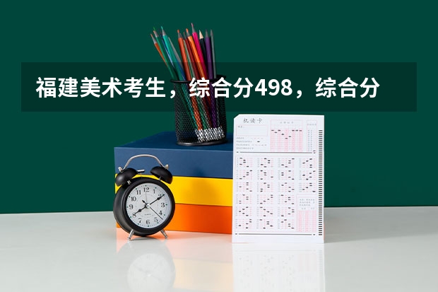 福建美术考生，综合分498，综合分排名3151，省内可以报考哪些学校？