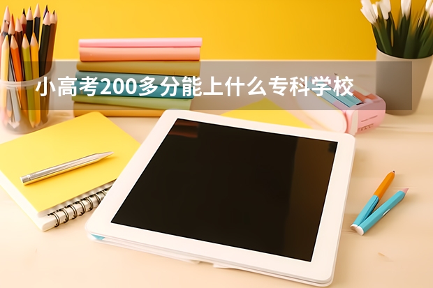 小高考200多分能上什么专科学校