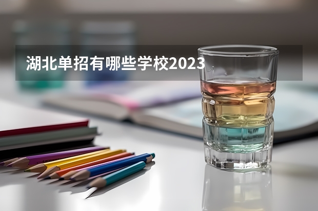 湖北单招有哪些学校2023