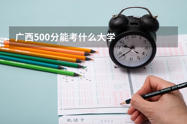 广西500分能考什么大学